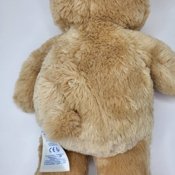 Talking Build A Bear "I Love You" Tan Teddy Stuffed Animal Soft Toy Plush Cuddly - Picture 8 of 15